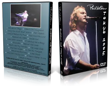 Artwork Cover of Phil Collins 1985-04-24 DVD Tokyo Audience