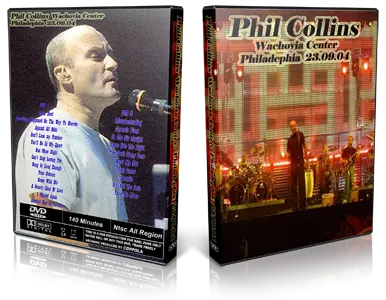 Artwork Cover of Phil Collins 2004-09-23 DVD Philadelphia Audience