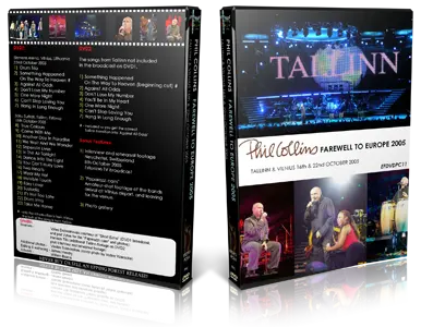 Artwork Cover of Phil Collins Compilation DVD Farewell To Europe 2005 Proshot