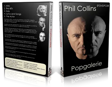 Artwork Cover of Phil Collins Compilation DVD Pop Galerie 1996 Proshot