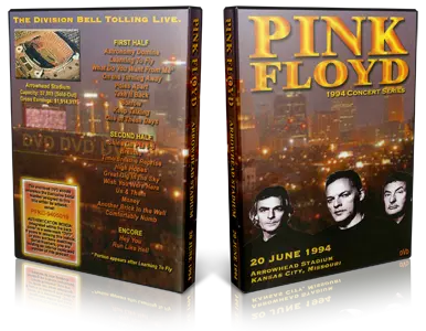 Artwork Cover of Pink Floyd 1994-06-20 DVD Kansas City Audience