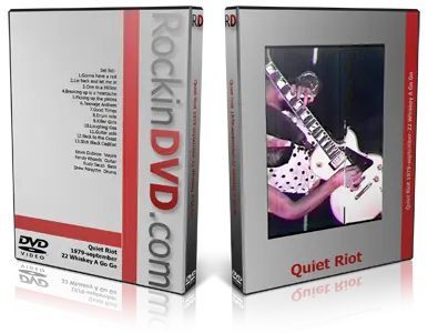 Artwork Cover of Quiet Riot 1980-09-22 DVD Los Angeles Audience