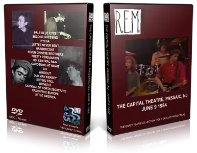 Artwork Cover of REM 1984-06-09 DVD Passaic Proshot