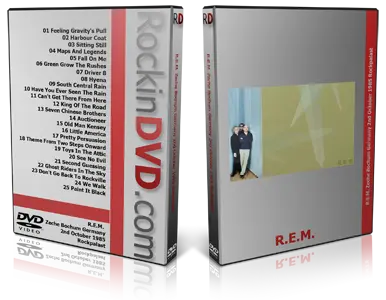 Artwork Cover of REM 1985-02-10 DVD Zeche Bochum Proshot