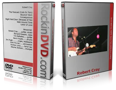 Artwork Cover of Robert Cray 1990-12-01 DVD Austin Proshot