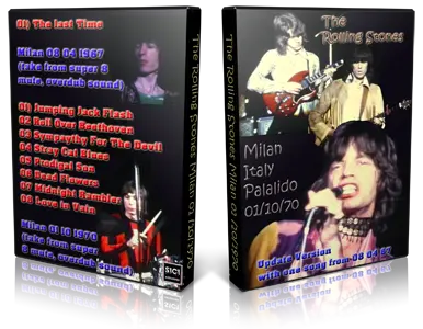 Artwork Cover of Rolling Stones 1970-10-01 DVD Milan Proshot