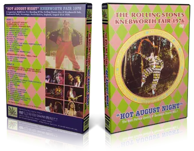 Artwork Cover of Rolling Stones 1976-08-21 DVD Knebworth Proshot