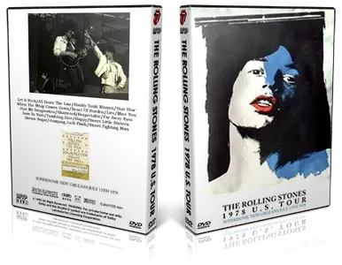 Artwork Cover of Rolling Stones 1978-07-13 DVD New Orleans Proshot