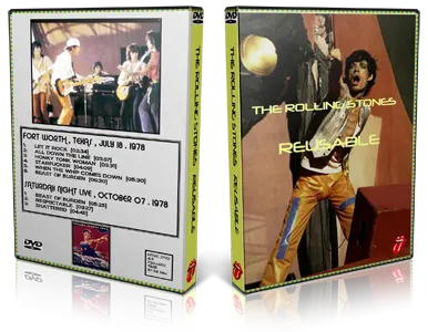 Artwork Cover of Rolling Stones 1978-07-18 DVD Texas Proshot