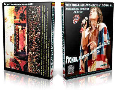 Artwork Cover of Rolling Stones 1981-10-14 DVD Seattle Proshot