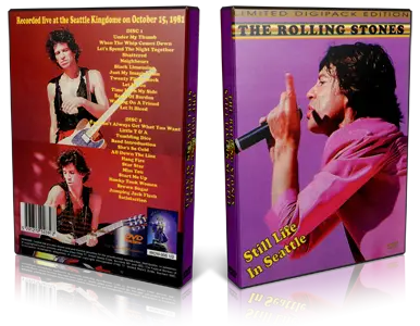 Artwork Cover of Rolling Stones 1981-10-15 DVD Seattle Proshot