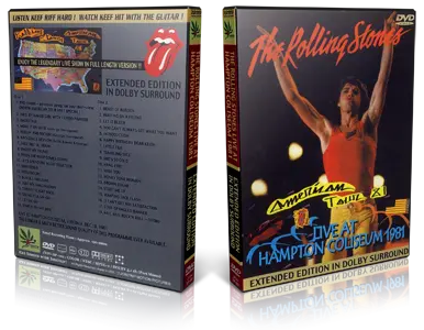 Artwork Cover of Rolling Stones 1981-12-18 DVD Hampton Proshot
