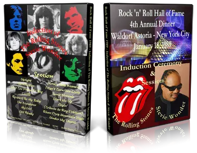Artwork Cover of Rolling Stones 1989-01-18 DVD New York Proshot