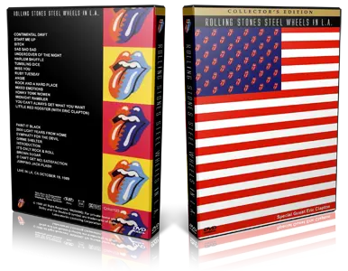 Artwork Cover of Rolling Stones 1989-10-19 DVD Los Angeles Proshot