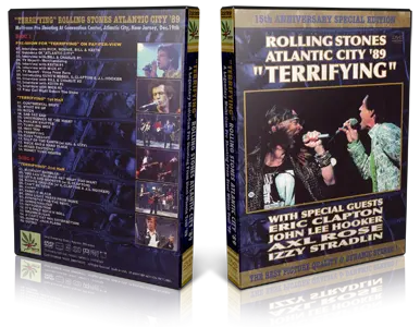 Artwork Cover of Rolling Stones 1989-12-19 DVD Atlantic City Proshot