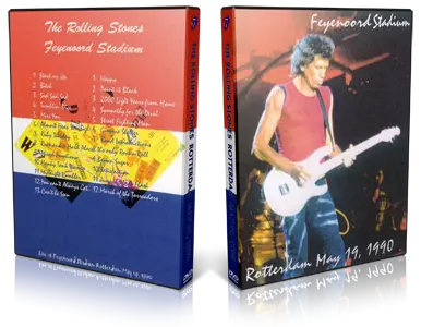 Artwork Cover of Rolling Stones 1990-05-19 DVD Rotterdam Audience