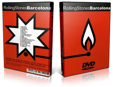 Artwork Cover of Rolling Stones 1990-06-14 DVD Barcelona Proshot