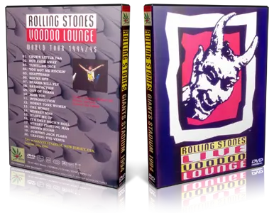 Artwork Cover of Rolling Stones 1994-08-14 DVD East Rutherford Proshot