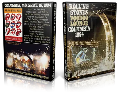 Artwork Cover of Rolling Stones 1994-09-18 DVD Columbia Audience