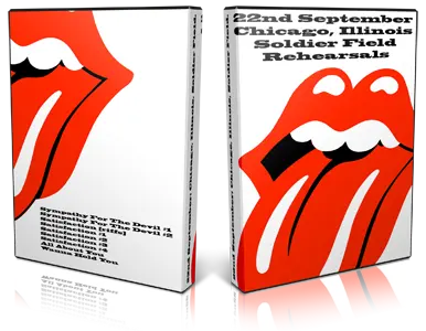 Artwork Cover of Rolling Stones 1997-09-22 DVD Chicago Proshot