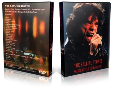Artwork Cover of Rolling Stones 1997-09-23 DVD Chicago Proshot