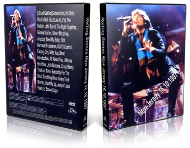 Artwork Cover of Rolling Stones 1997-10-16 DVD East Rutherford Proshot