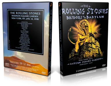 Artwork Cover of Rolling Stones 1998-01-14 DVD New York City Audience
