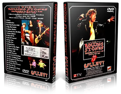 Artwork Cover of Rolling Stones 1998-07-31 DVD Gothenburg Audience