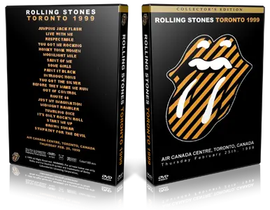 Artwork Cover of Rolling Stones 1999-02-25 DVD Toronto Audience