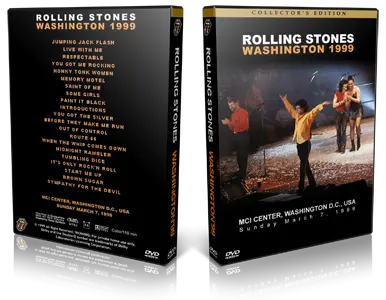Artwork Cover of Rolling Stones 1999-03-07 DVD Washington Audience