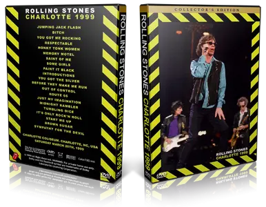 Artwork Cover of Rolling Stones 1999-03-20 DVD Charlotte Audience