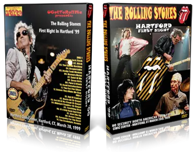 Artwork Cover of Rolling Stones 1999-03-28 DVD Hartford Audience