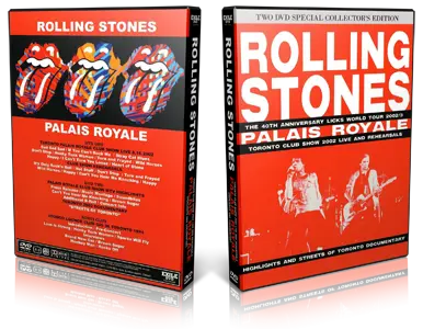 Artwork Cover of Rolling Stones 2002-08-16 DVD Toronto Proshot