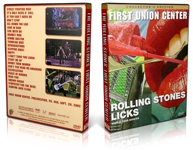 Artwork Cover of Rolling Stones 2002-09-20 DVD Philadelphia Audience