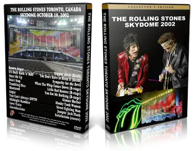 Artwork Cover of Rolling Stones 2002-10-18 DVD Toronto Audience