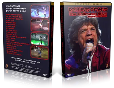 Artwork Cover of Rolling Stones 2002-10-31 DVD Los Angeles Audience