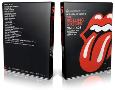 Artwork Cover of Rolling Stones 2005-08-21 DVD Boston Audience