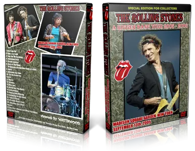 Artwork Cover of Rolling Stones 2005-09-13 DVD New York Audience