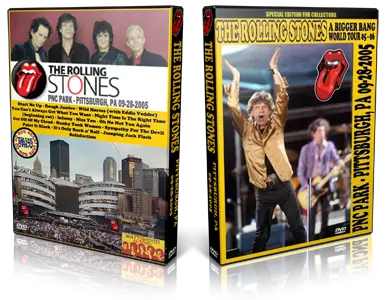 Artwork Cover of Rolling Stones 2005-09-28 DVD Pittsburgh Audience