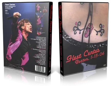 Artwork Cover of Rolling Stones 2006-01-13 DVD Boston Audience