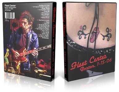 Artwork Cover of Rolling Stones 2006-01-15 DVD Boston Audience