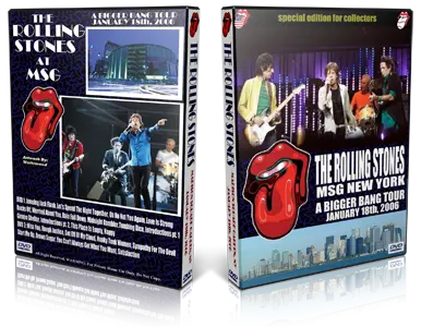 Artwork Cover of Rolling Stones 2006-01-18 DVD New York Audience