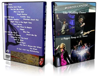 Artwork Cover of Rolling Stones 2006-01-27 DVD St Louis Audience
