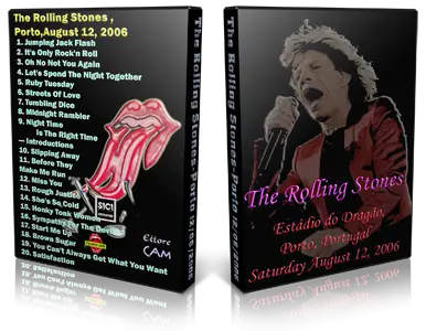 Artwork Cover of Rolling Stones 2006-08-12 DVD Porto Audience