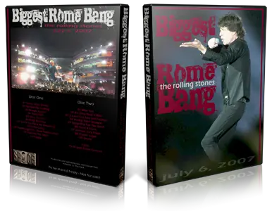 Artwork Cover of Rolling Stones 2007-07-06 DVD Rome Audience