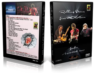 Artwork Cover of Rolling Stones 2007-08-26 DVD London Audience