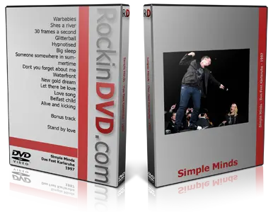 Artwork Cover of Simple Minds 1997-07-25 DVD Das Fest Karlsruhe Proshot