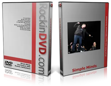 Artwork Cover of Simple Minds 2009-08-22 DVD Buesum Proshot