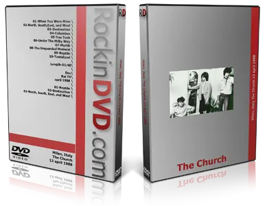 Artwork Cover of The Church 1988-04-13 DVD Milan Proshot