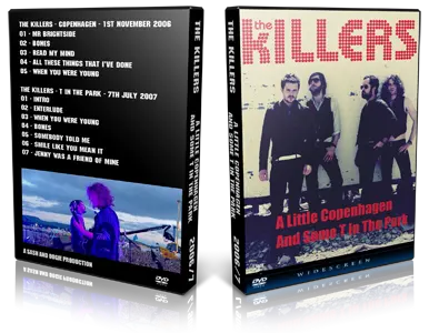 Artwork Cover of The Killers Compilation DVD A Little Copenhagen And Some T In The Park Proshot